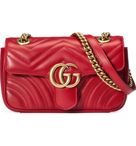 gucci marmont red and blue|Gucci Marmont shoulder bag red.